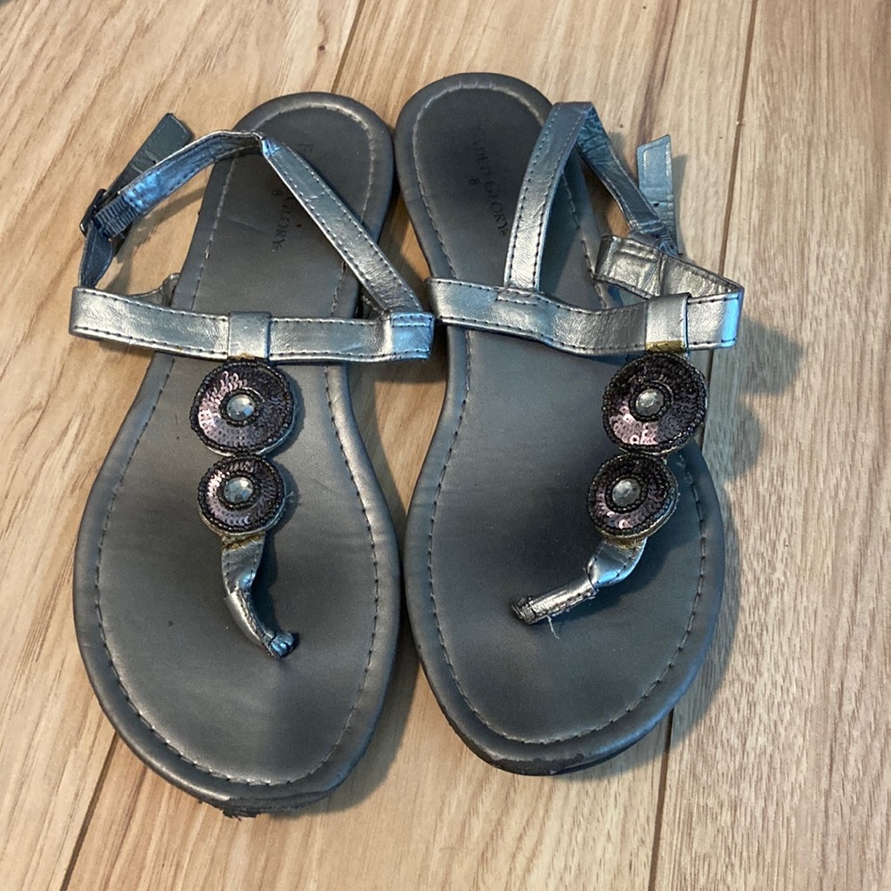 ✨3 for $15✨ Women’s Faded Glory Size 8 Sandals Gray